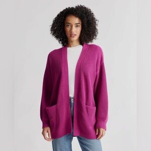 Quince 100% Organic Cotton Oversized Cardigan